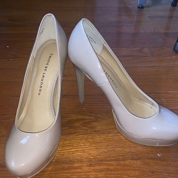 chinese laundry blue heels